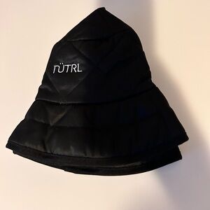 NÜTRL Black Quilted reversible Bucket Hat